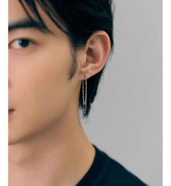 Jouete「ピアス ダブルチェーン」|ピアス|