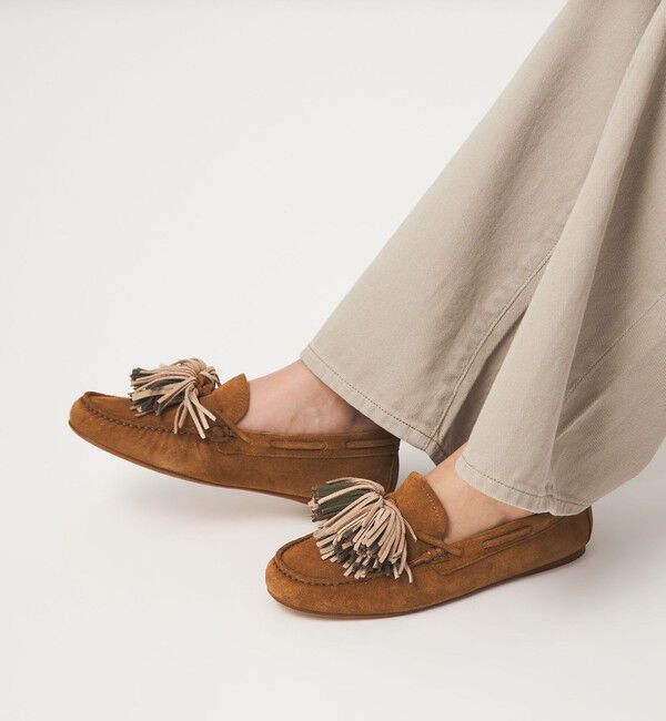 UNITED ARROWS green label relaxing「＜ANGEL ALARCON＞モカシン シューズ」|モカシン|BEIGE