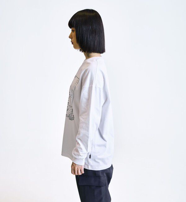 SHIPS「City Ambient Products: SHELTECH(R) グラフィック 長袖Tシャツ」|Tシャツ・カットソー|