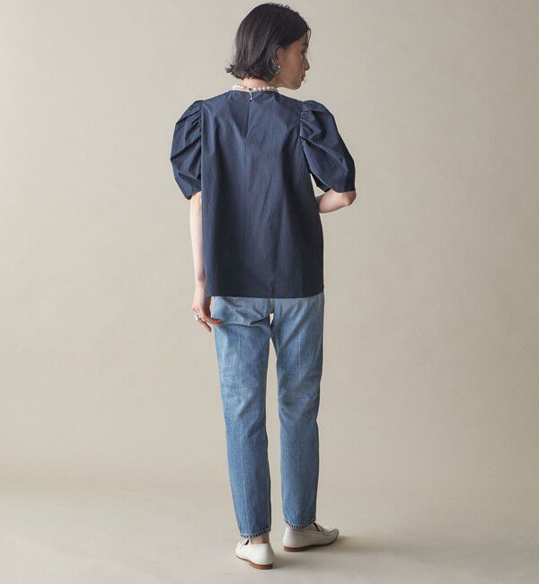 SHIPS for women「SHIPS NINE CASE:〈手洗い可能〉パフ スリーブ ブラウス」|シャツ・ブラウス|