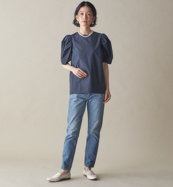 SHIPS for women「SHIPS NINE CASE:〈手洗い可能〉パフ スリーブ ブラウス」|シャツ・ブラウス|