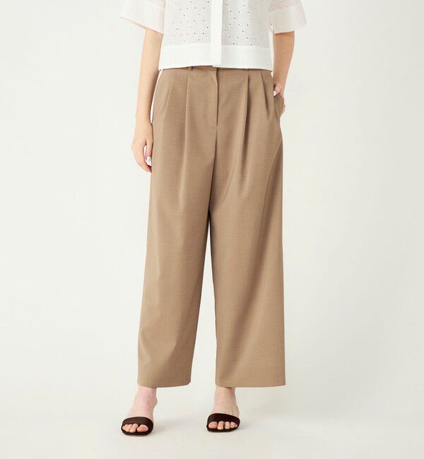 Ballsey「【一部WEB先行予約】ポリエステルツイル ２タックスラックスパンツ」|その他|