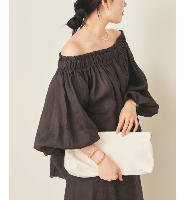 Plage「RAMY LINEN ブラウス」|シャツ・ブラウス|ブラウン