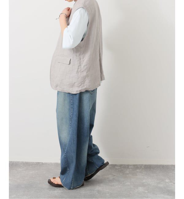 journal standard luxe「リネンヘリンボン ベスト」|ダウンベスト・ベスト|