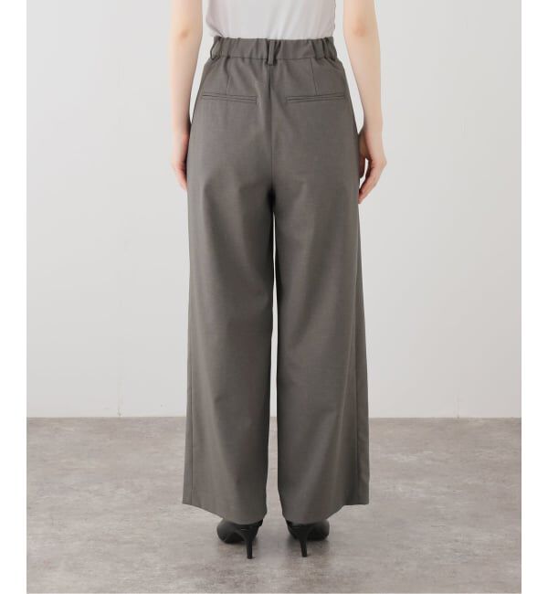 Spick and Span「《セットアップ可》ツイルストレッチタックパンツ」|スラックス|