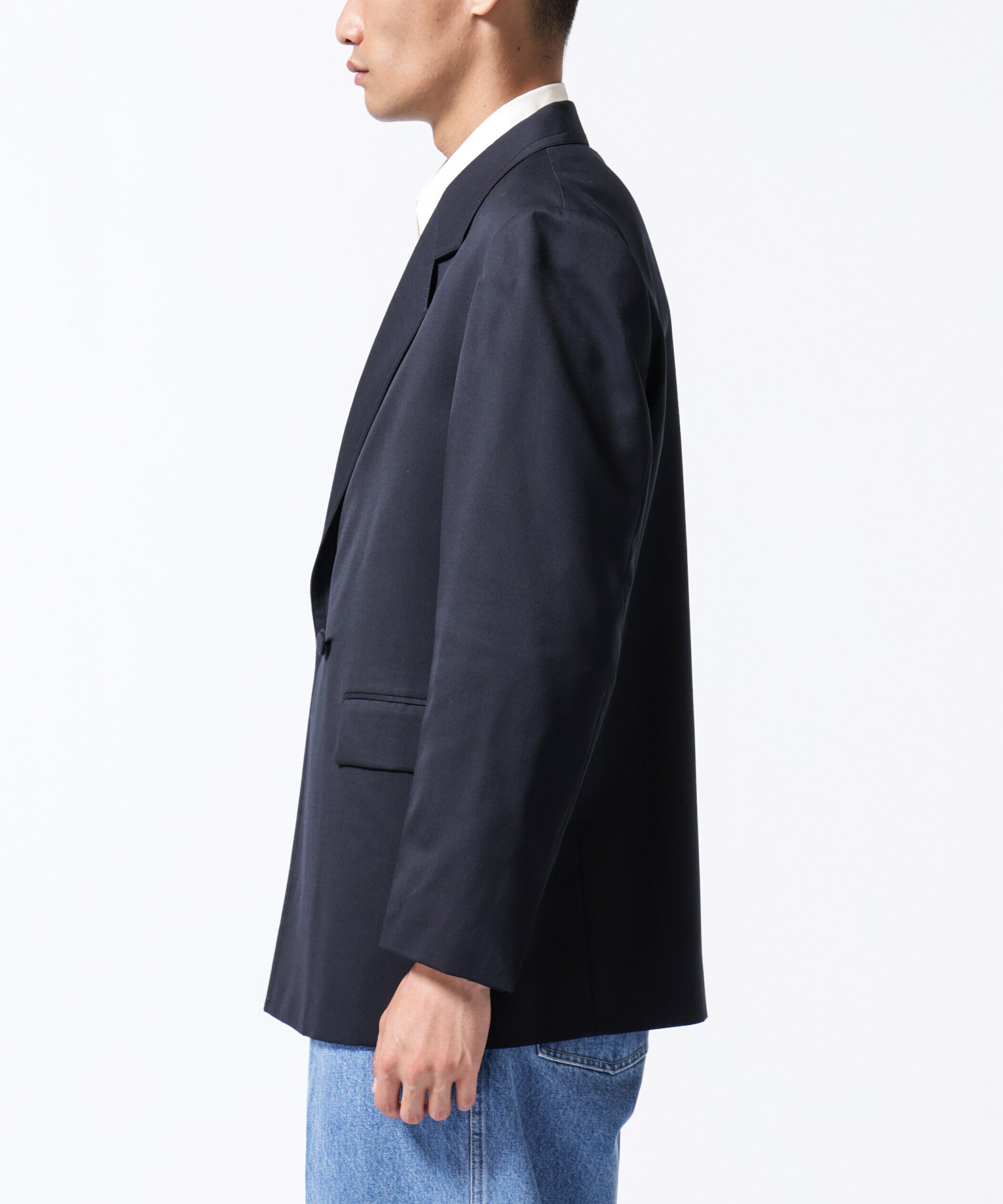 nano･universe「「ASSEMBLANC」VIST Gabardine オーバージャケット」|テーラードジャケット|