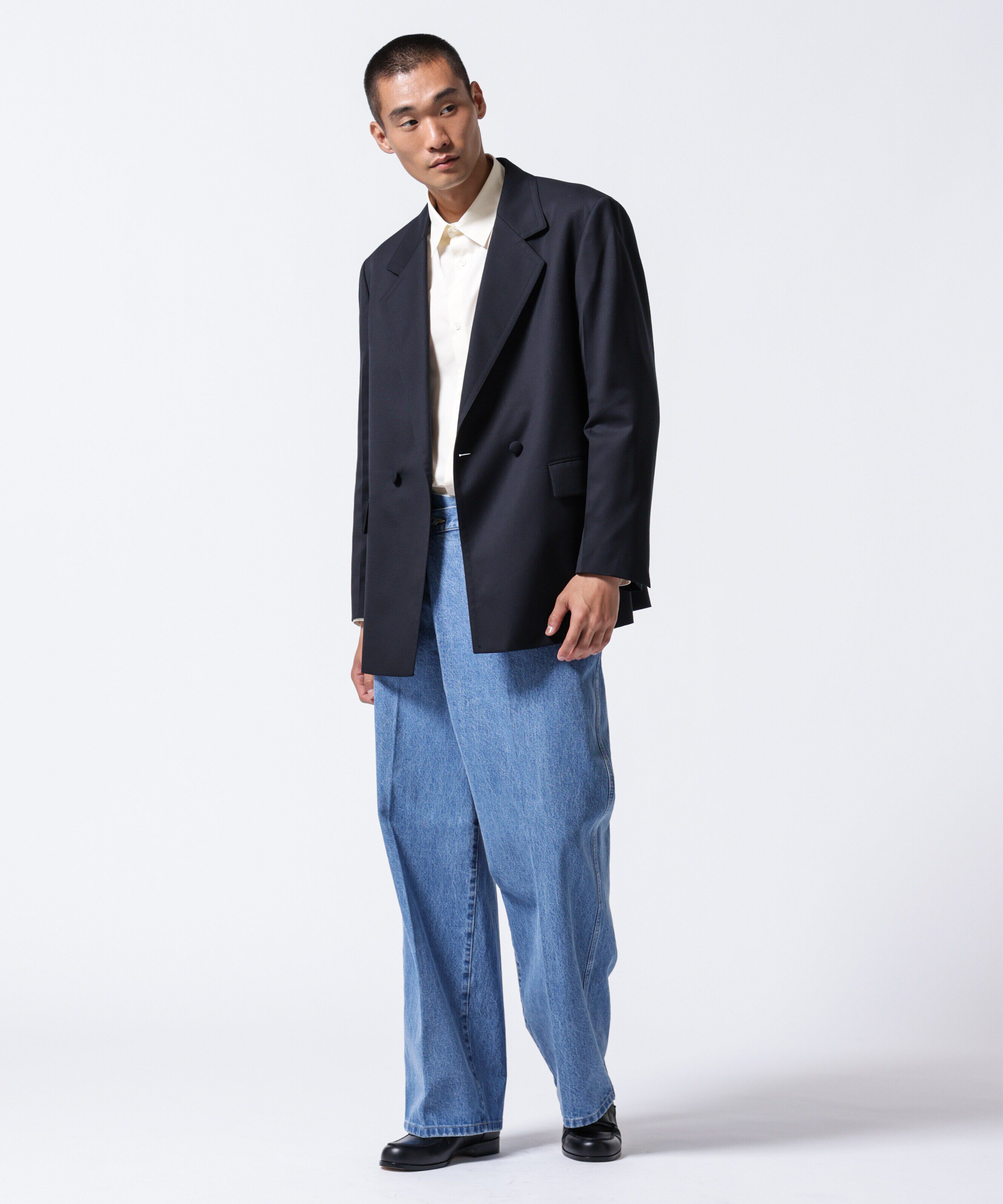 nano･universe「「ASSEMBLANC」VIST Gabardine オーバージャケット」|テーラードジャケット|