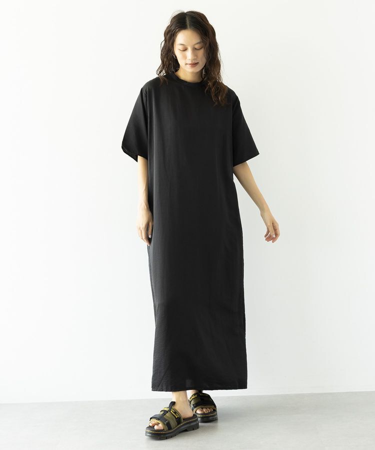 GARAGE OF GOOD CLOTHING「キュプラ混半袖ワンピース」|ワンピース|
