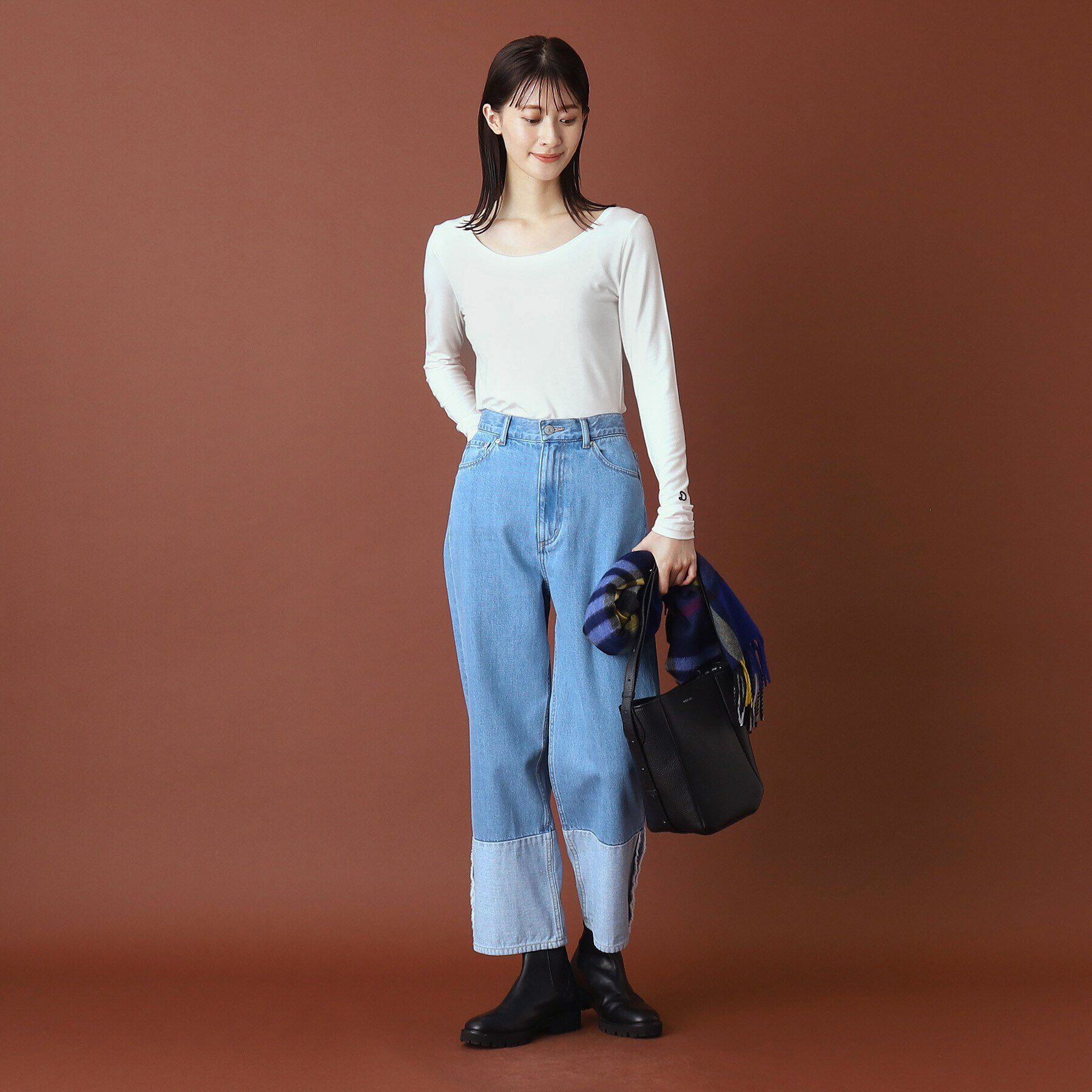 DRESSTERIOR「ウォームストレッチクルーネック」|Tシャツ・カットソー|