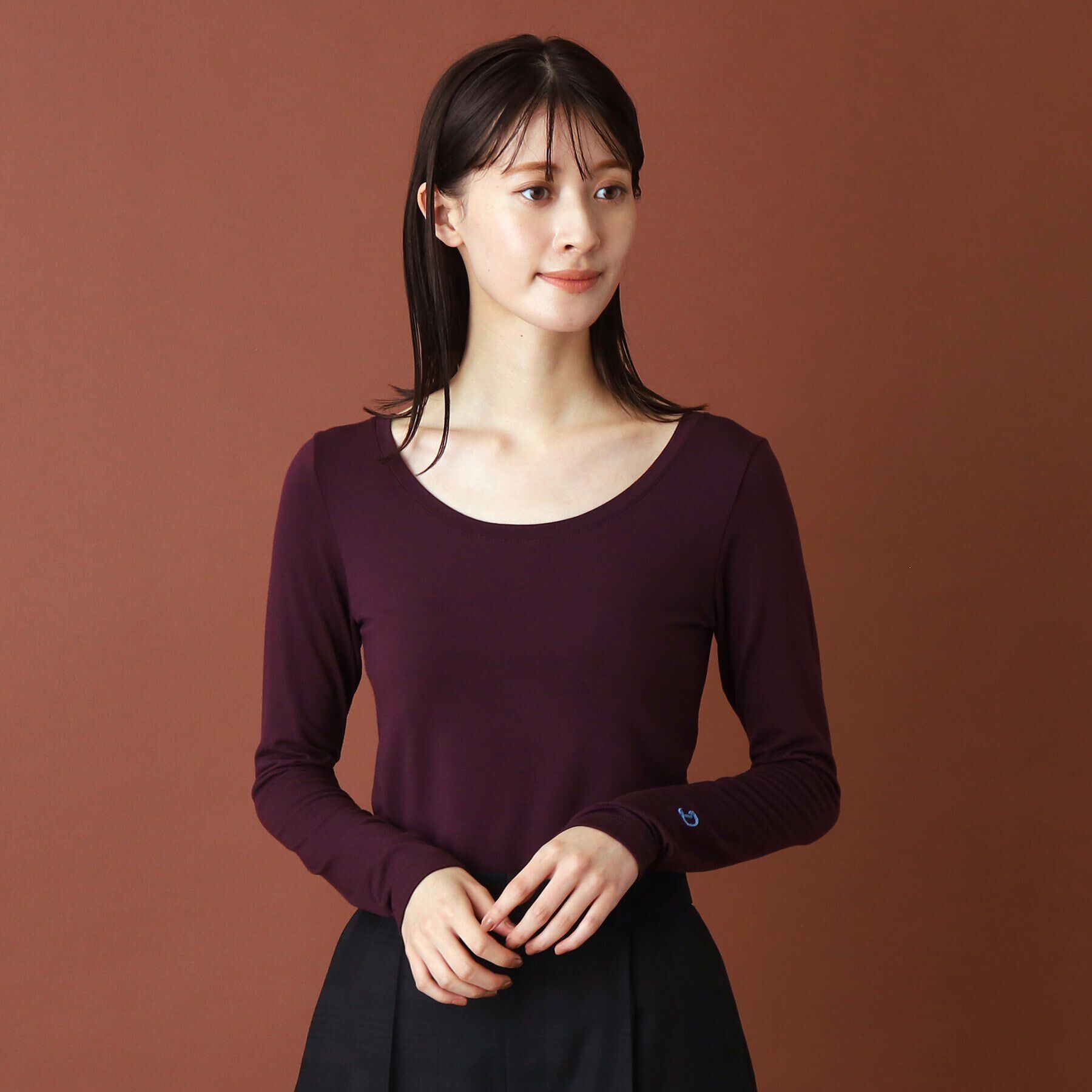 DRESSTERIOR「ウォームストレッチクルーネック」|Tシャツ・カットソー|
