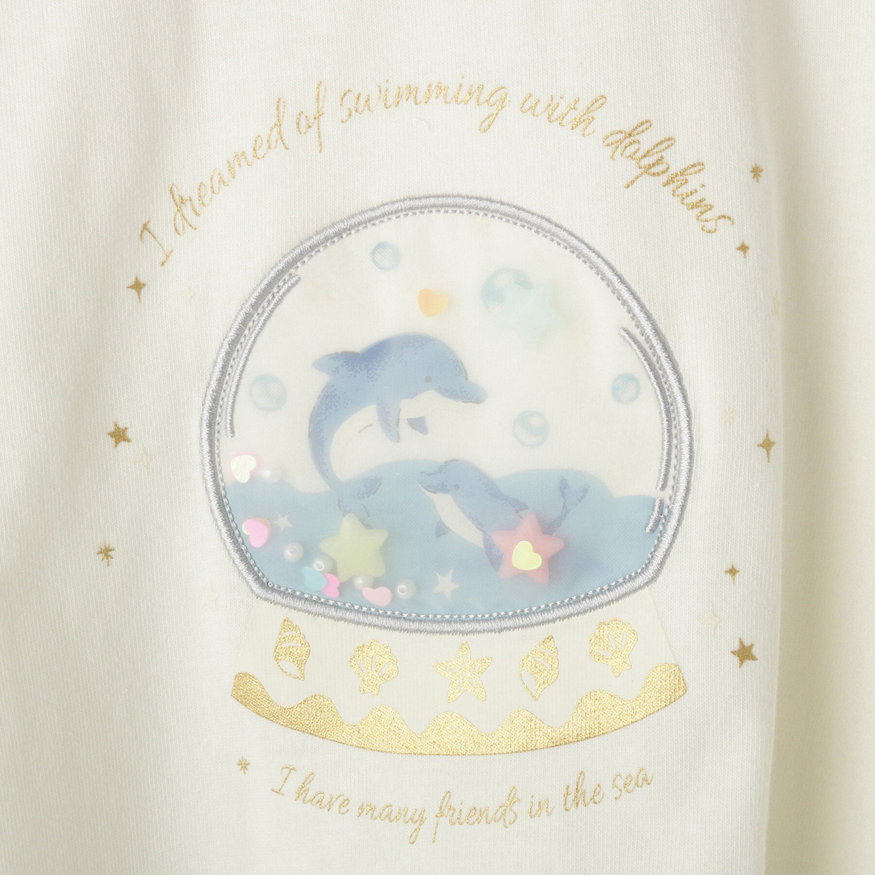 SHOO･LA･RUE「【100-150cm】スノードームオーガンジーTシャツ」|Tシャツ・カットソー|