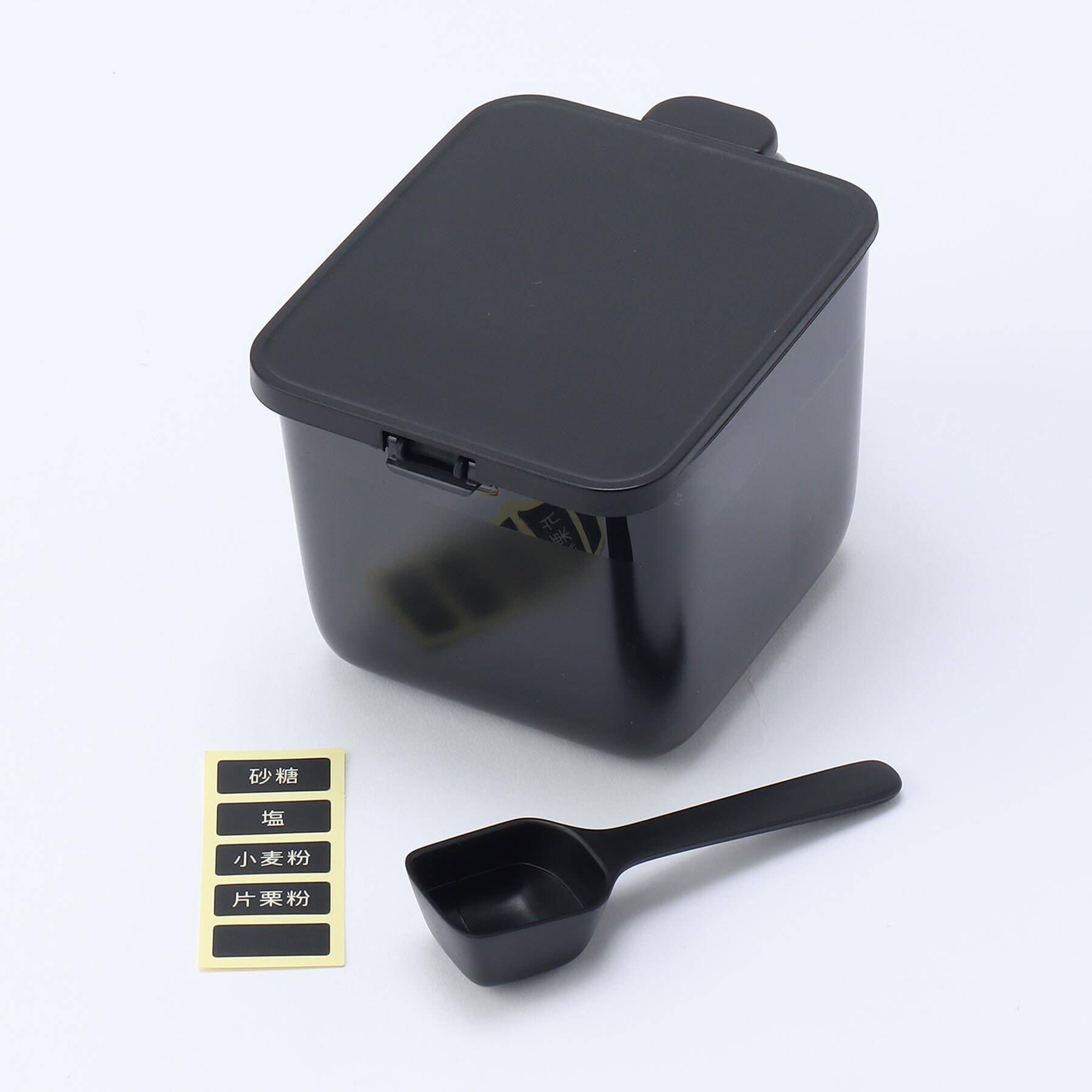 212 KITCHEN STORE「調味料ポット ワイド J921 BK ＜marna マーナ＞」|食器・キッチングッズ|その他