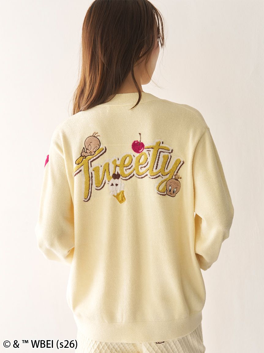 SNIDEL HOME「【Tweety】モチーフニットカーディガン」|ルームウェア|