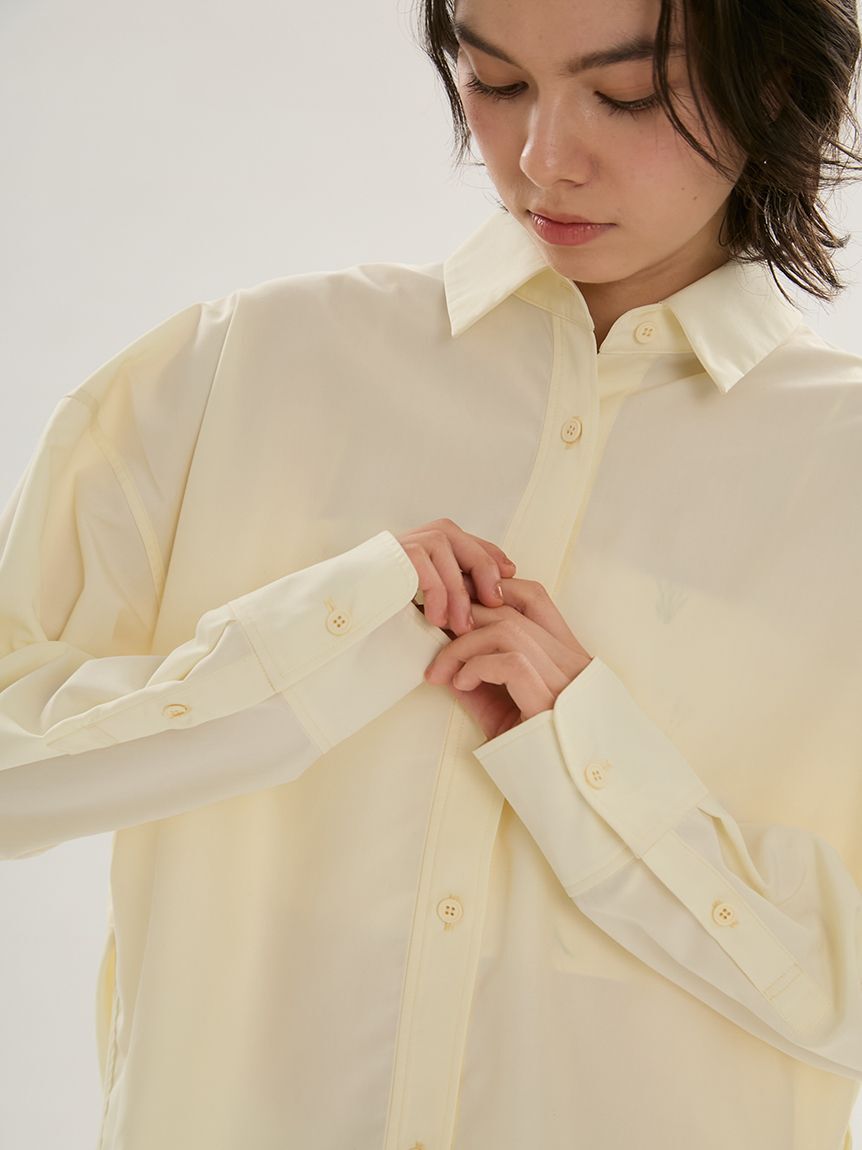 emmi atelier「【LUMISHADE】ベーシックシャツ/UVカット/接触冷感」|シャツ・ブラウス|