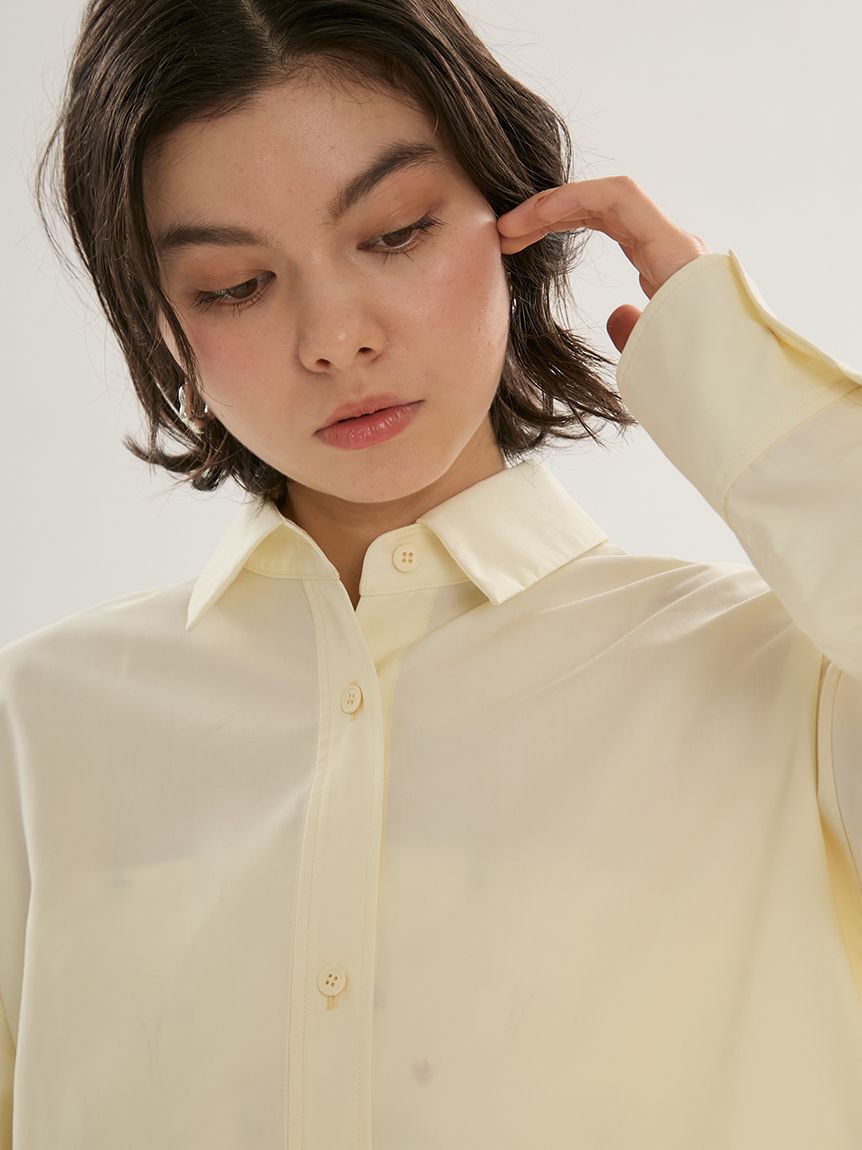 emmi atelier「【LUMISHADE】ベーシックシャツ/UVカット/接触冷感」|シャツ・ブラウス|