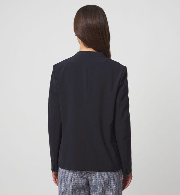 UNITED ARROWS green label relaxing「［size SHORTあり］パウドレ ノーラペル ジャケット ウォッシャブル ストレッチ」|ノーカラージャケット|