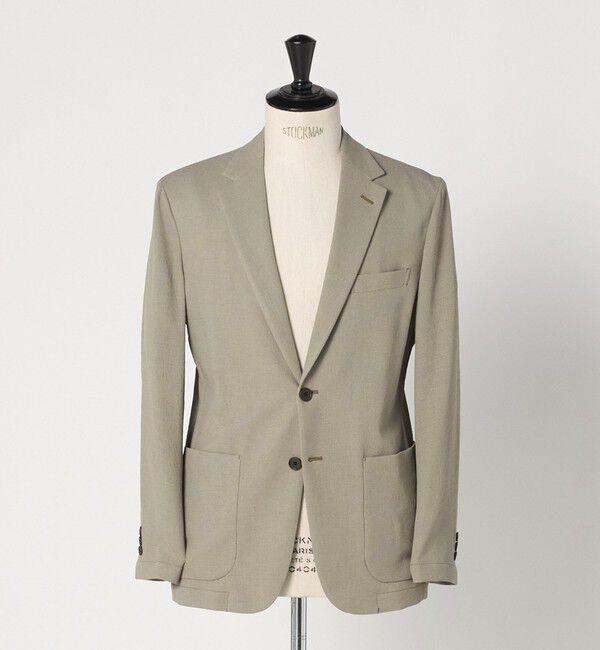 UNITED ARROWS green label relaxing「A+ air Pメッシュ L/STD 2P ジャケット -ウォッシャブル・ストレッチ・通気性-」|テーラードジャケット|
