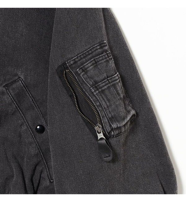 BEAMS「リバーシブル フェード ボンバー ジャケット」|ブルゾン・スタジャン|