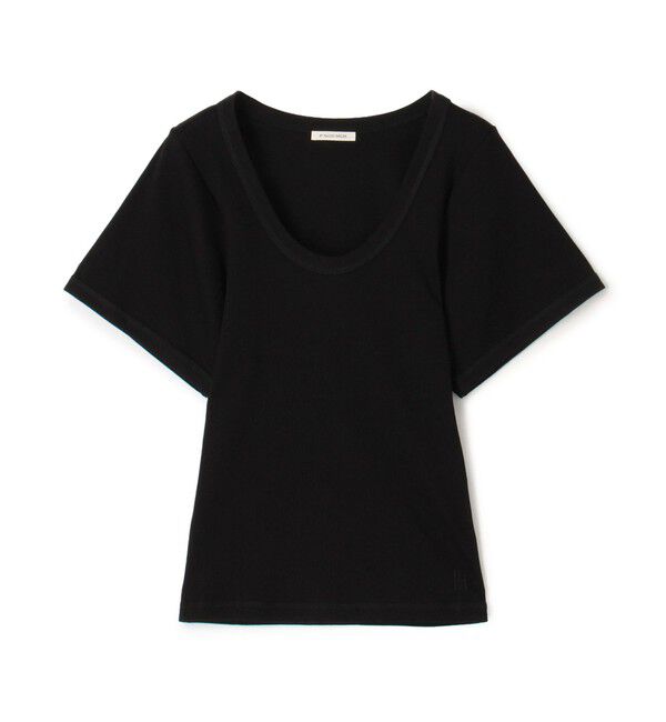 TOMORROWLAND GOODS「BY MALENE BIRGER LUNAI Uネックカットソー」|Tシャツ・カットソー|19 ブラック