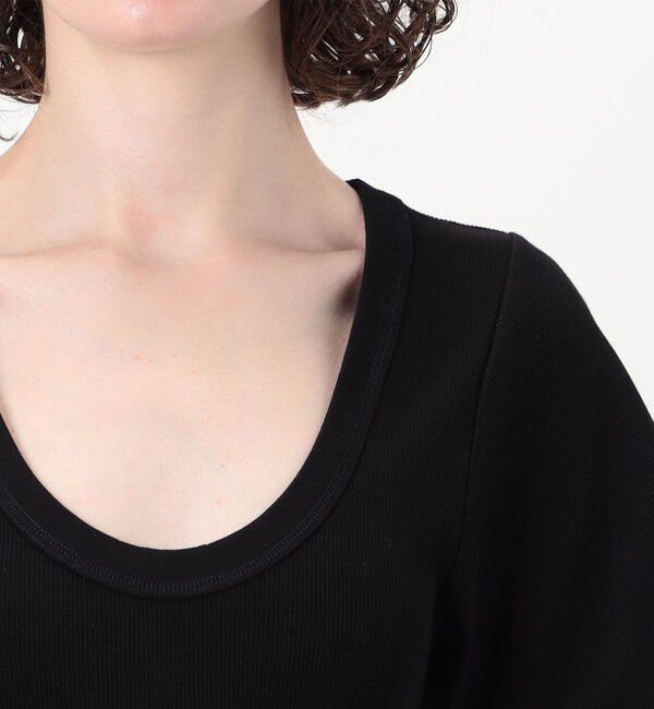TOMORROWLAND GOODS「BY MALENE BIRGER LUNAI Uネックカットソー」|Tシャツ・カットソー|
