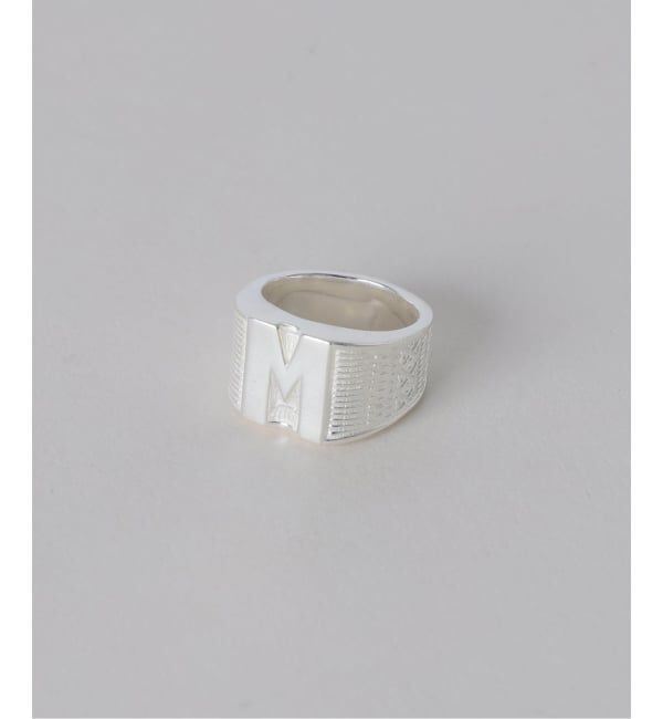 VERMEIL par iena「《WEB限定》ADRAR アドラル イニシャルリング M」|リング|