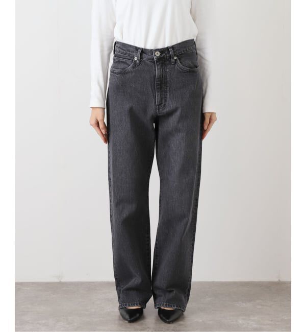 SLOBE IENA「《4サイズ展開/追加予約》LE DENIM ストレートデニムパンツ」|デニム|