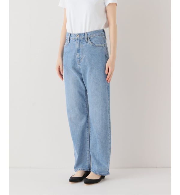 SLOBE IENA「《4サイズ展開/追加予約》LE DENIM ストレートデニムパンツ」|デニム|