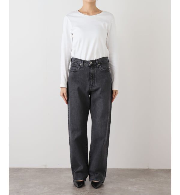 SLOBE IENA「《4サイズ展開/追加予約》LE DENIM ストレートデニムパンツ」|デニム|