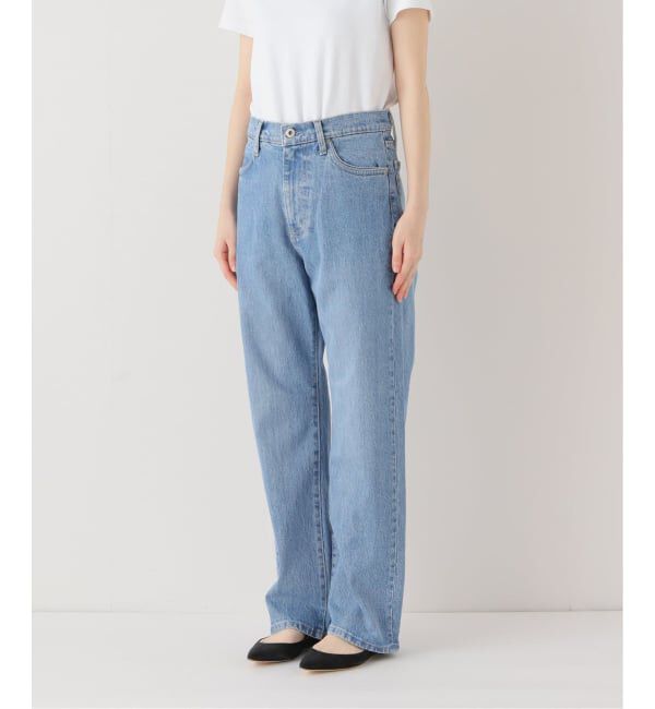 SLOBE IENA「《4サイズ展開/追加予約》LE DENIM ストレートデニムパンツ」|デニム|