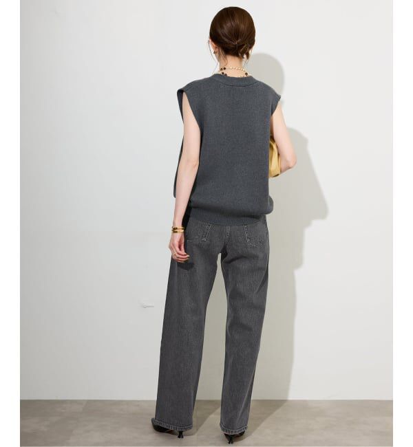 SLOBE IENA「《4サイズ展開/追加予約》LE DENIM ストレートデニムパンツ」|デニム|