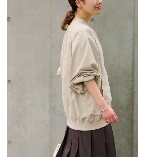 JOURNAL STANDARD relume「ウォッシャブルナイロンダブルジップMA-1」|ブルゾン・スタジャン|