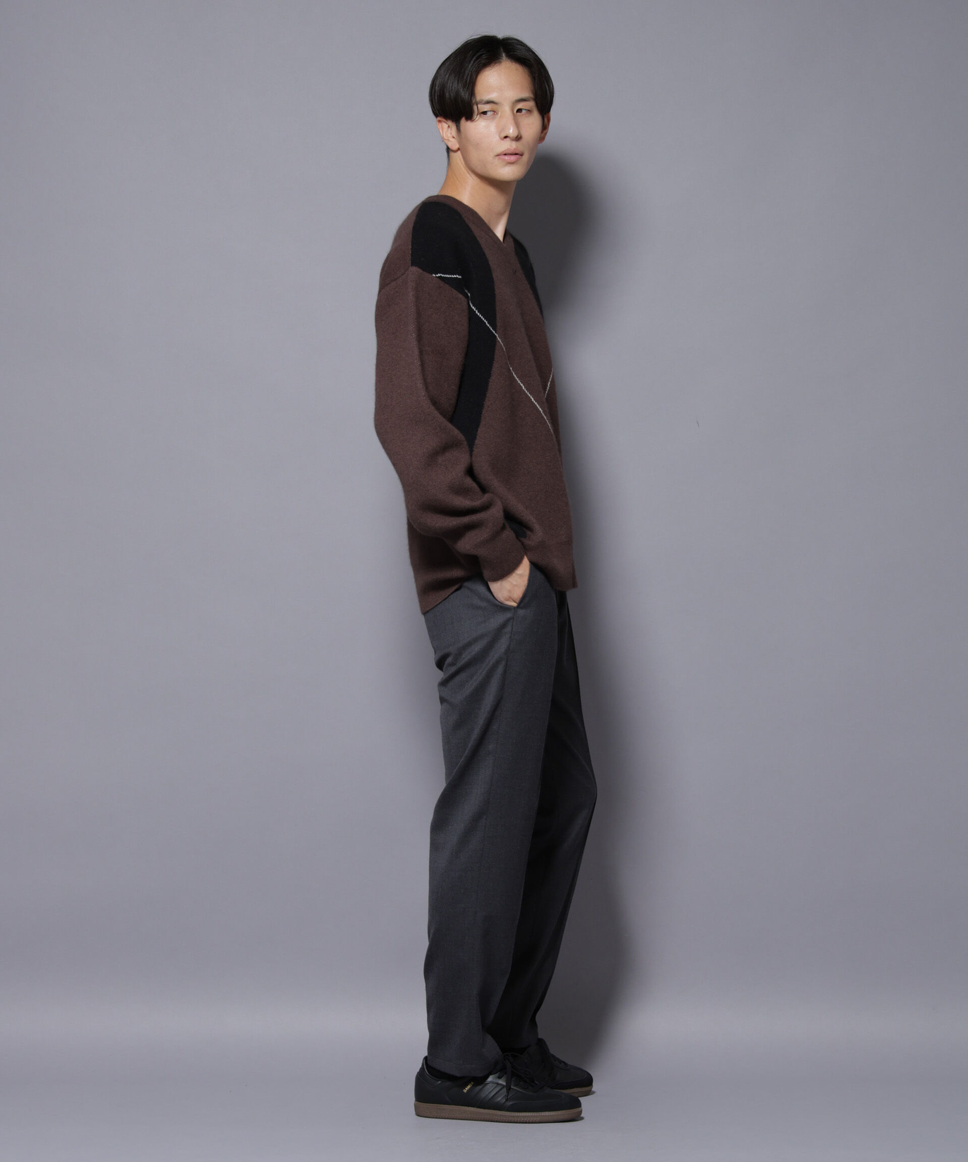nano･universe「「N TROUSERS PREMIUM」RENU(R)ウール混洗えるサキソニーパンツ(セットアップ可)」|スーツ|