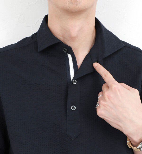 NOLLEY'S goodman「《ビジカジ対応》サッカーテープポロシャツ / ビズポロ /26SS」|ポロシャツ|