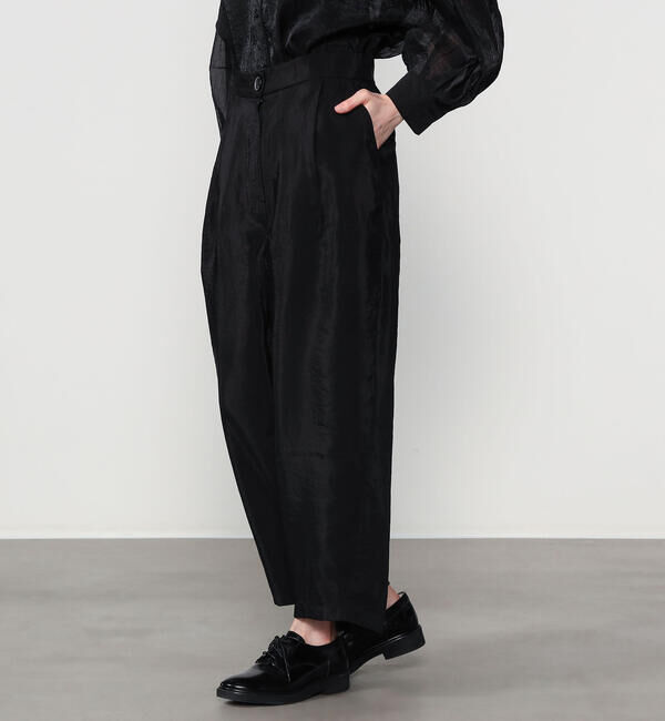  「eunoia | 〈別注〉バルーン パンツ WOMEN」|チノ|BLACK