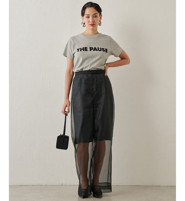 THE PAUSE「＜WEB限定カラーあり＞【THE PAUSE】THE PAUSE Tシャツ」|Tシャツ・カットソー|
