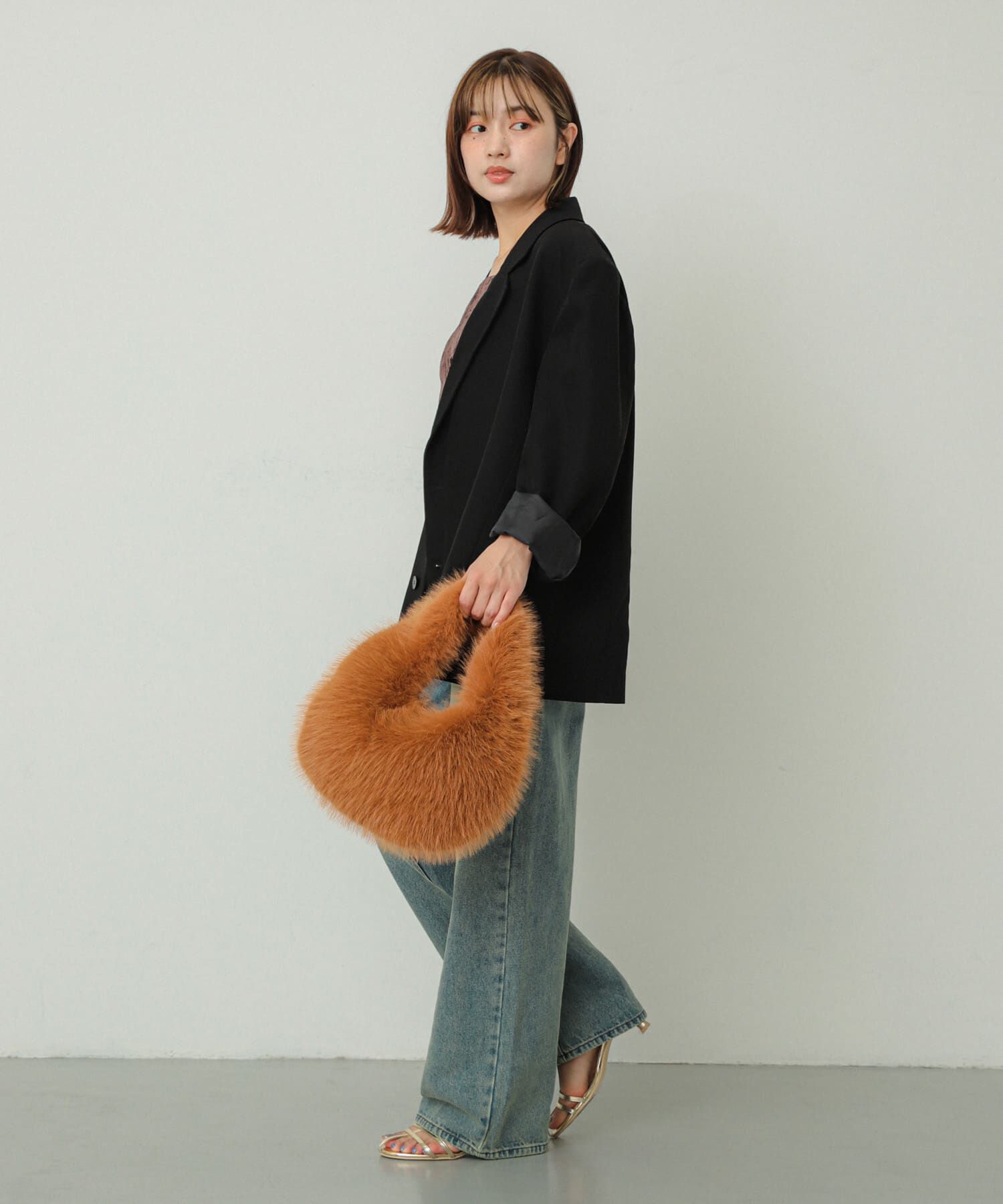 SENSE OF PLACE by URBAN RESEARCH「ファーラウンドバッグ」|ハンドバッグ|
