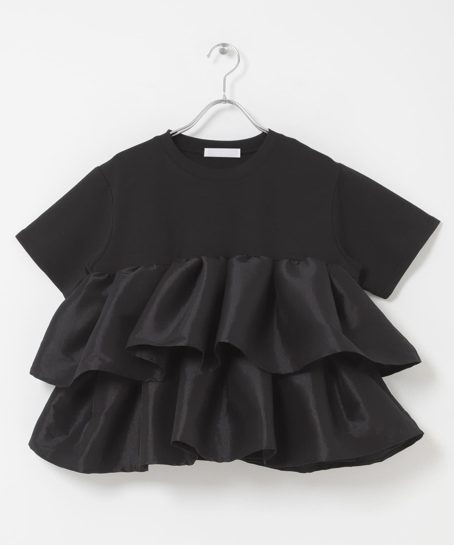SENSE OF PLACE by URBAN RESEARCH「シャイニーフリルドッキングカットトップ」|Tシャツ・カットソー|