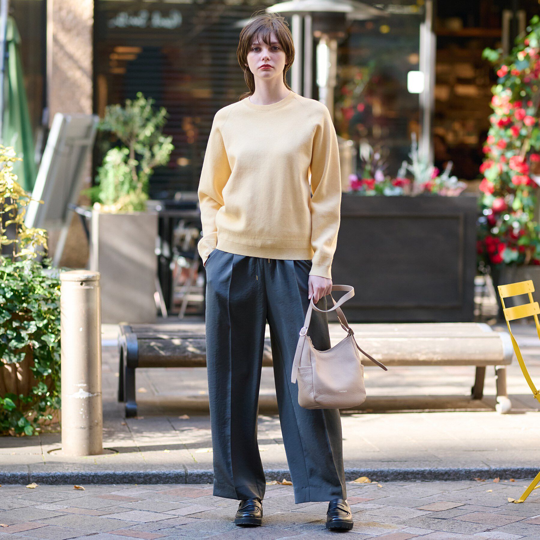 DRESSTERIOR「ウォッシャブル コットンカシミヤ混ニット」|ニット・セーター|