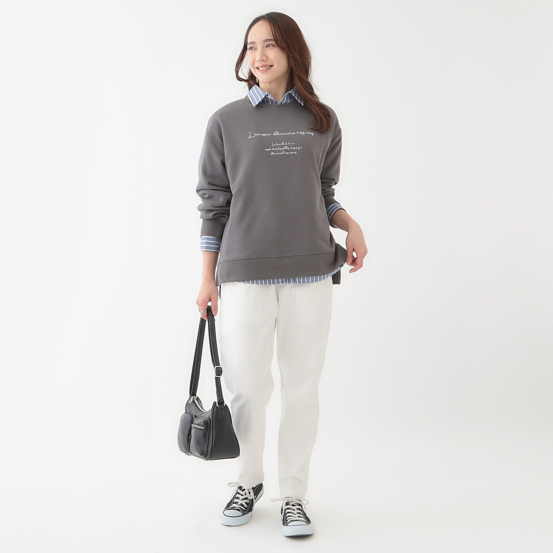 SHOO･LA･RUE「【洗える/S-LL】選べる3柄 グラフィックスウェット」|Tシャツ・カットソー|