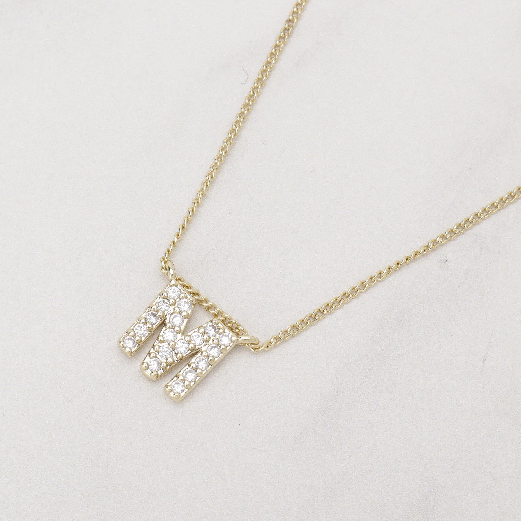 SHOO･LA･RUE「【イニシャル】プチペンダントネックレス」|ネックレス|ゴールド(307)