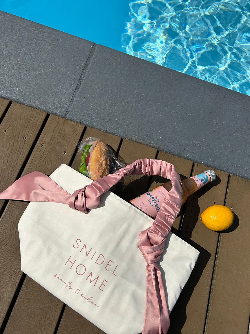 SNIDEL HOME「【保冷機能付き】リボントートバック」|トートバッグ|