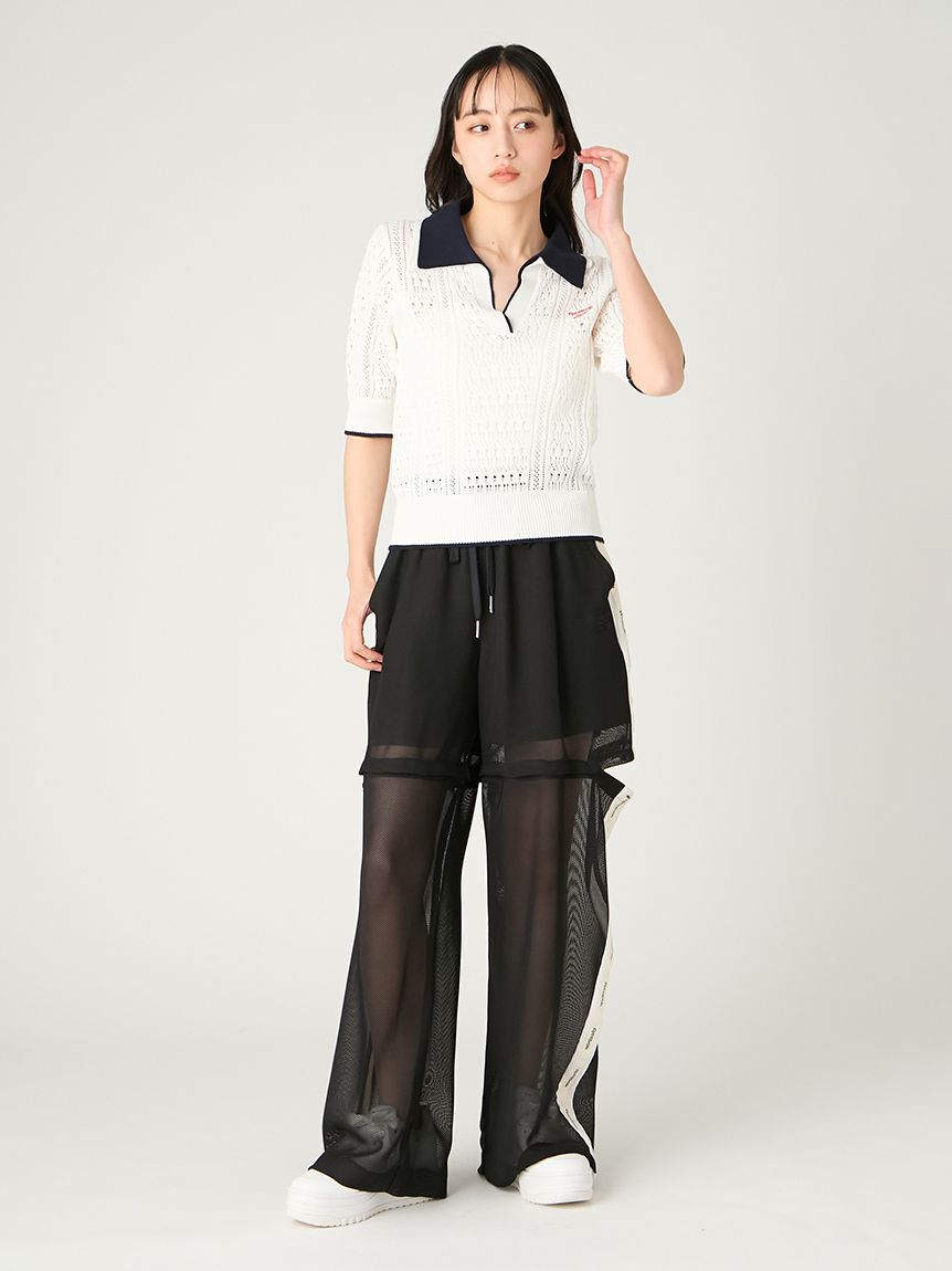 FRAY I.D「【Reebok&times;FRAY I.D】3wayシアーメッシュラインパンツ」|チノ|