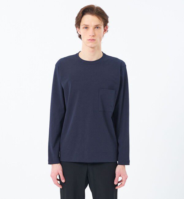 MACKINTOSH PHILOSOPHY「ブリテック クルーネックロンT ドライフラットストレッチクロス」|Tシャツ・カットソー|
