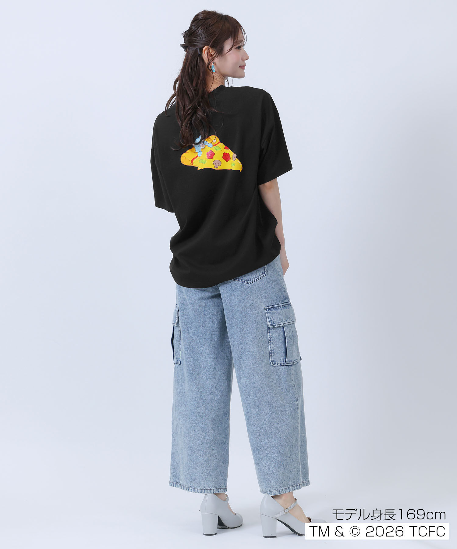 MARY QUANT「Care Bears(TM) ピザビッグ Tシャツ」|Tシャツ・カットソー|