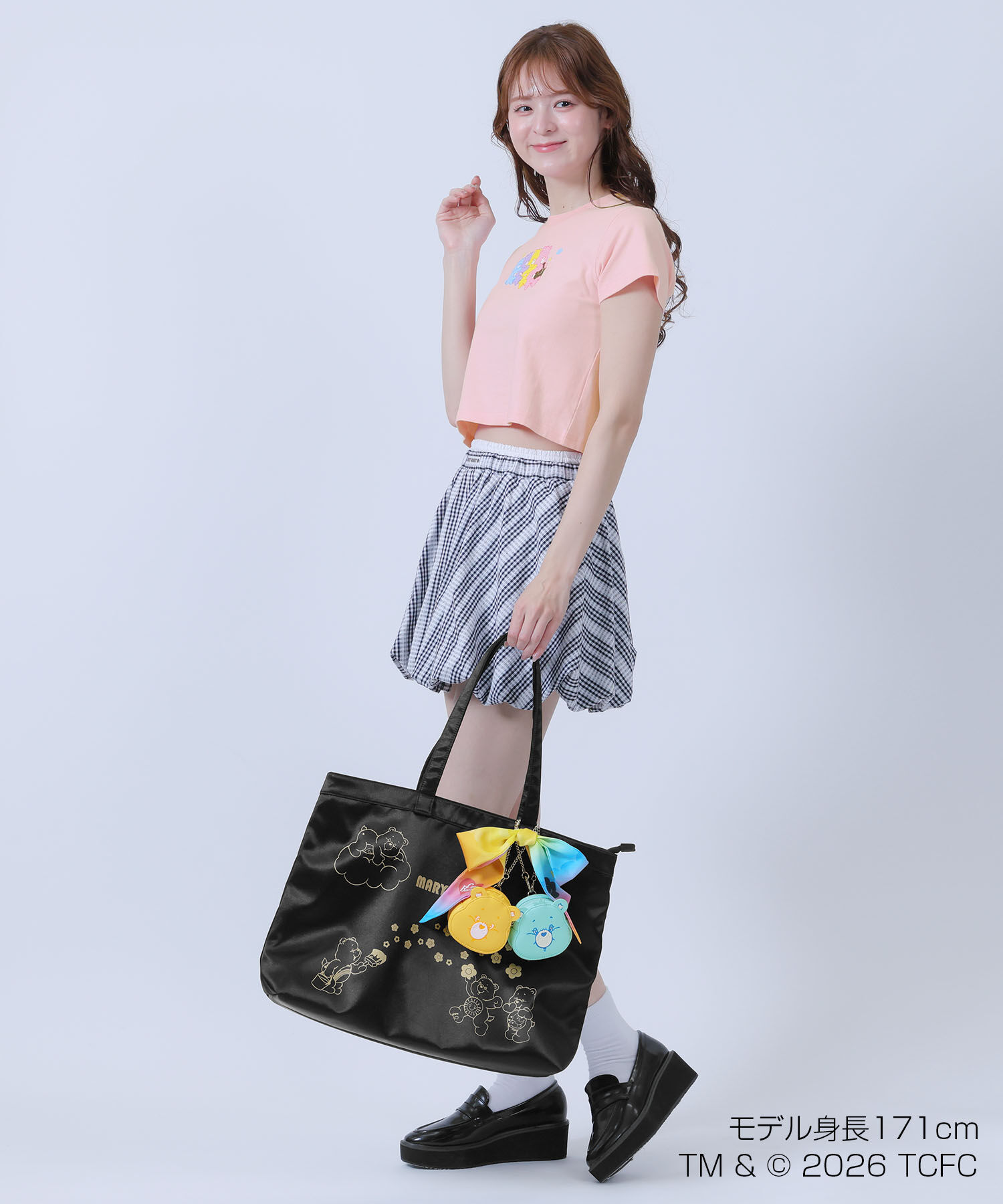 MARY QUANT「Care Bears(TM) クロップド Tシャツ」|Tシャツ・カットソー|