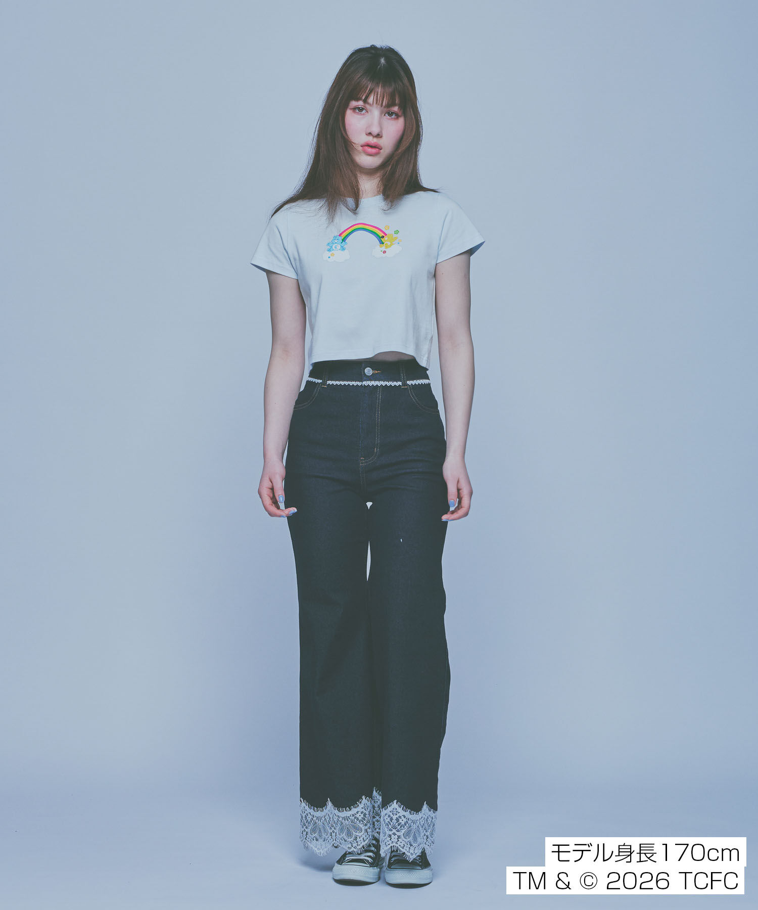 MARY QUANT「Care Bears(TM) クロップド Tシャツ」|Tシャツ・カットソー|