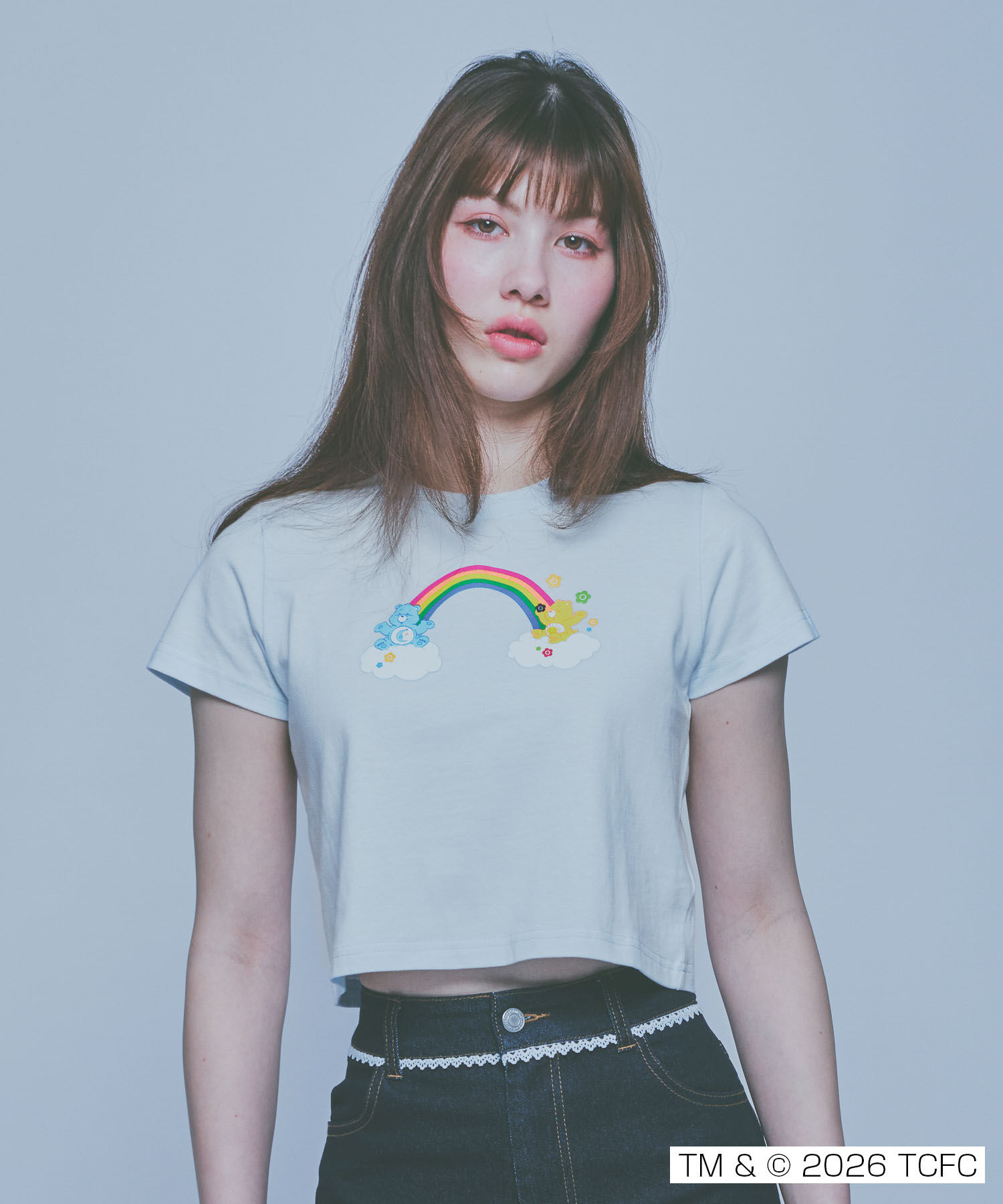 MARY QUANT「Care Bears(TM) クロップド Tシャツ」|Tシャツ・カットソー|