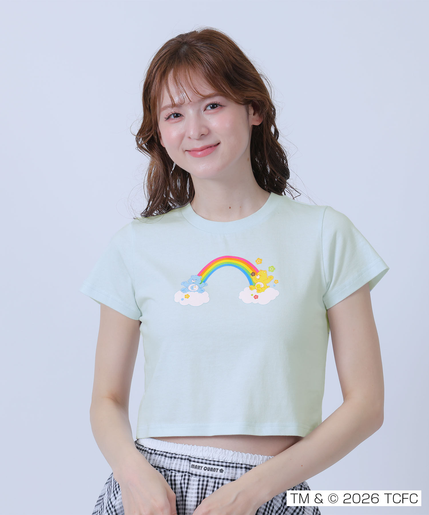 MARY QUANT「Care Bears(TM) クロップド Tシャツ」|Tシャツ・カットソー|