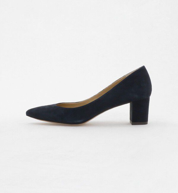ODETTE E ODILE「ポインテッドブロックヒール パンプス55&darr;&uarr;」|パンプス|NAVY