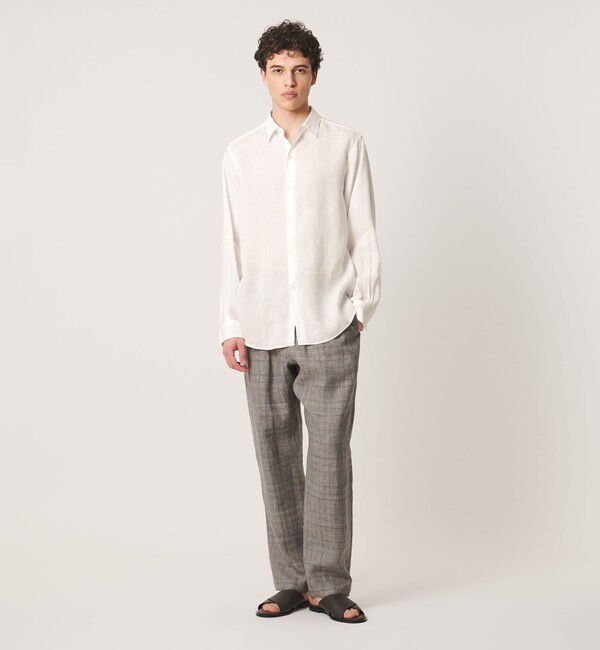 UNITED ARROWS「＜SOVEREIGN＞リネン ソリッド シャツ」|シャツ・ブラウス|